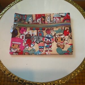 Anime Cartoon Colorful Small Zippered Pouch